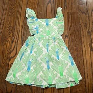Almirah green toucan print dress- Size 5
